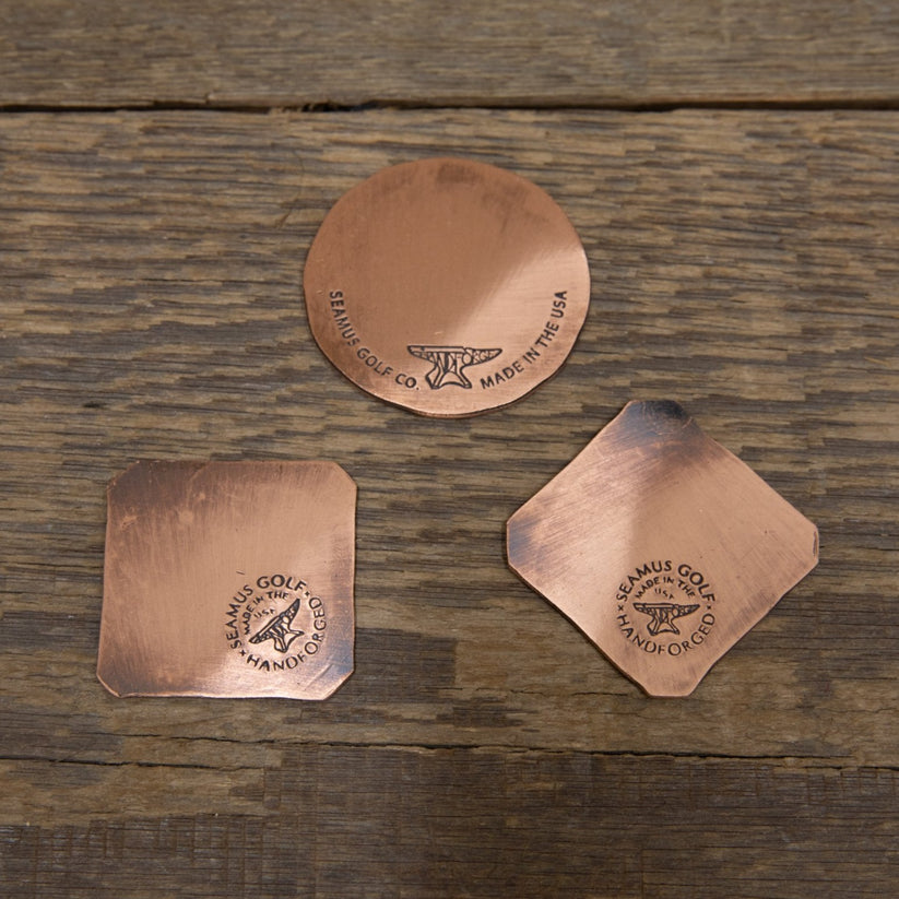 SEAMUS GOLF - Customizable Hand Forged® Blank Ball Mark (Copper)