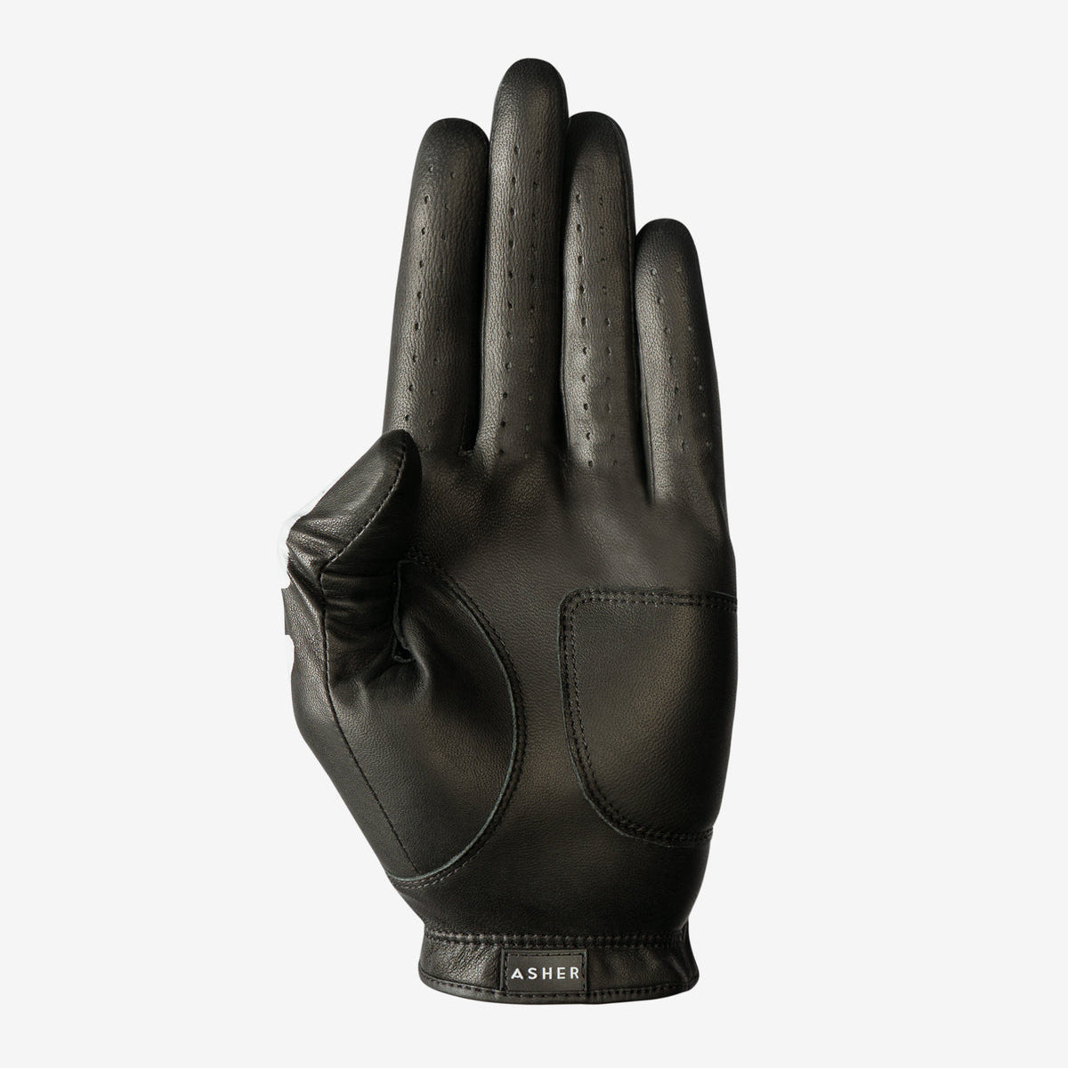ASHER GOLF - Premium Collection Golf Glove (Black DeathGrip)