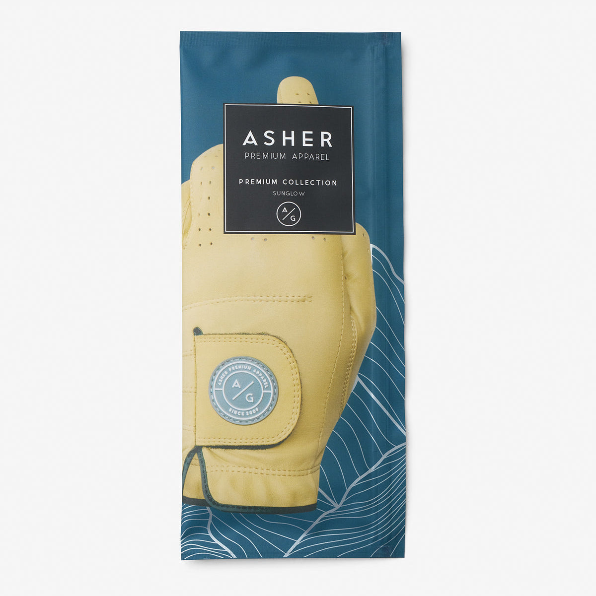 ASHER GOLF - Premium Summer II Collection Golf Glove (Sun Glow)