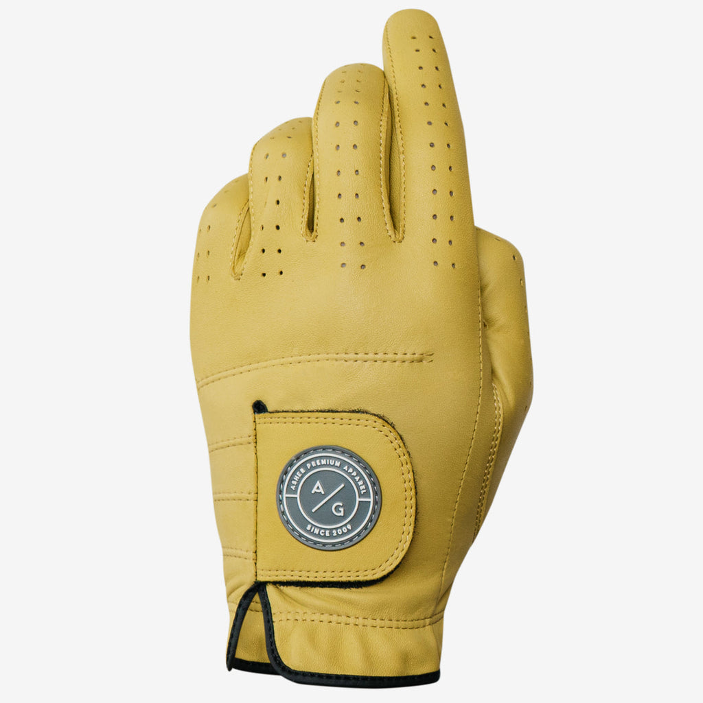 ASHER GOLF - Premium Summer II Collection Golf Glove (Sun Glow)