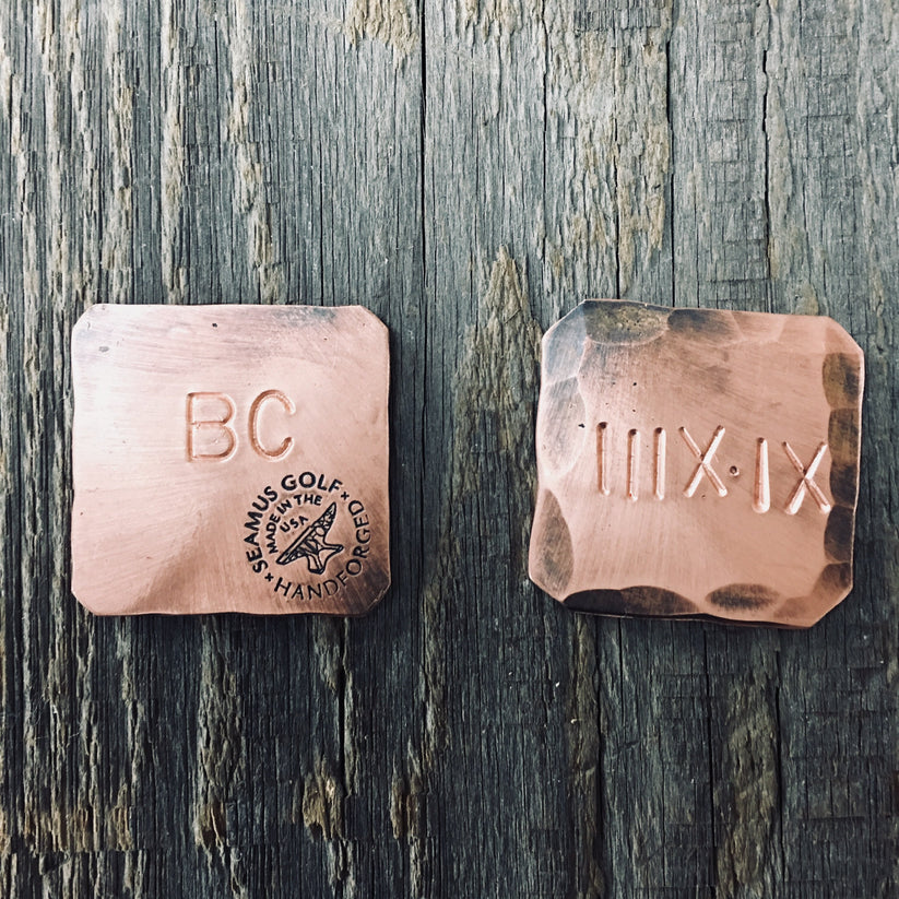 SEAMUS GOLF - Customizable Hand Forged® Blank Ball Mark (Oil Can)